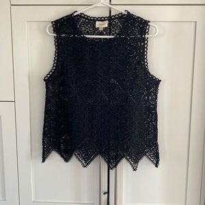 Deletta Crochet Sleeveless Top